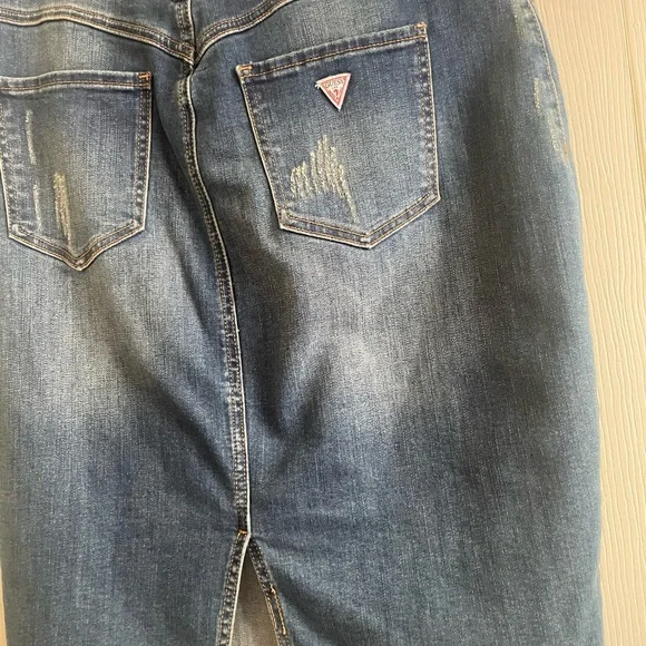 Guess Blue Denim Skirt - Picture 11 of 14